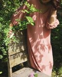  Flora Dress - Hồng dâu 