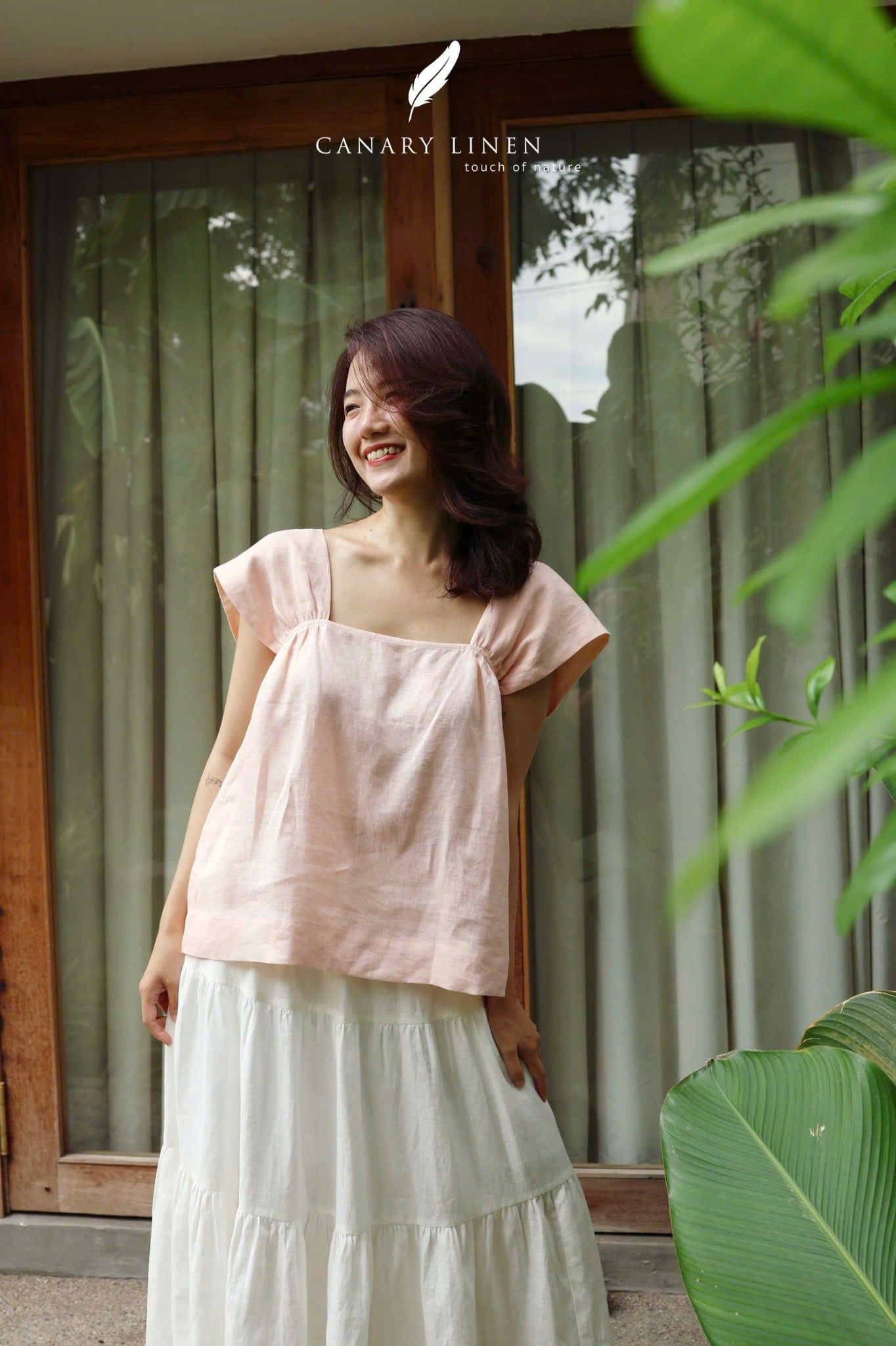  Uyển Top - Hồng Pastel 