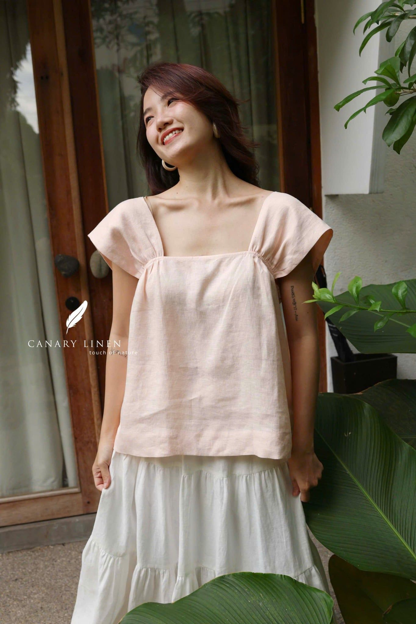  Uyển Top - Hồng Pastel 