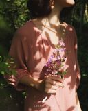  Flora Dress - Hồng dâu 