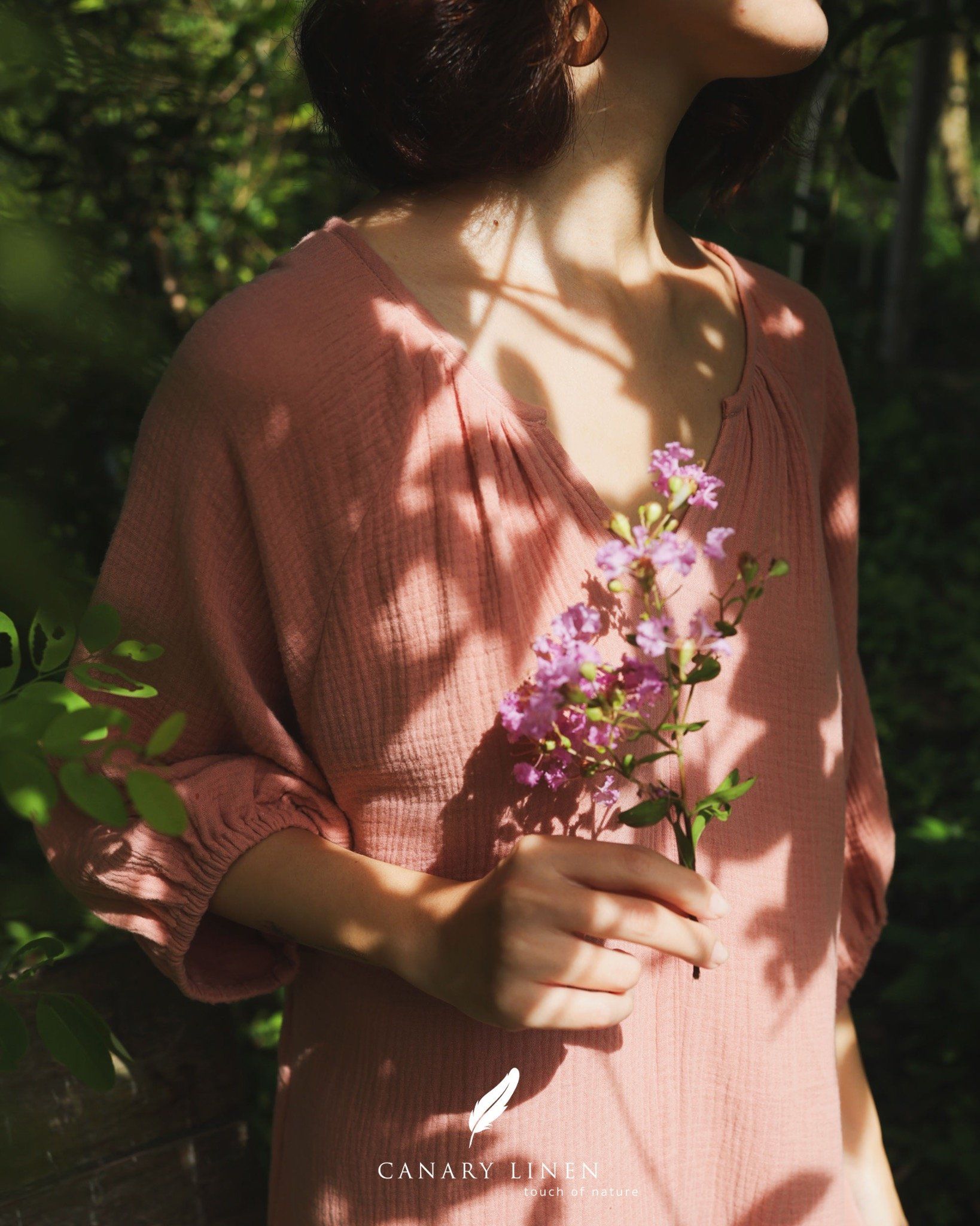  Flora Dress - Hồng dâu 