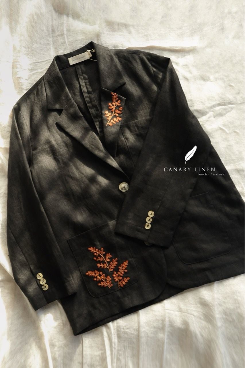  Leafin Blazer - Đen 