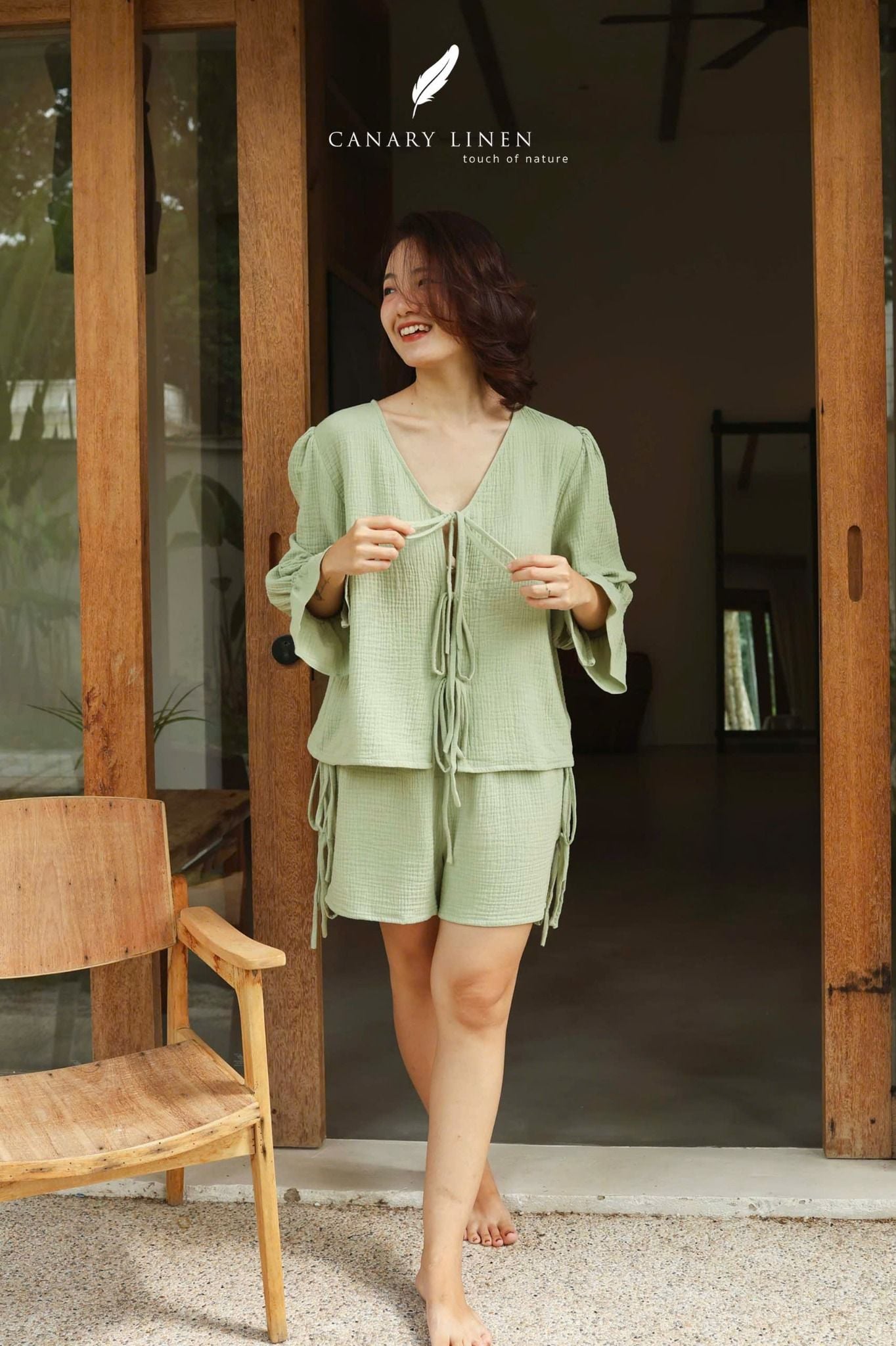  Bowie Set - Xanh đậu 