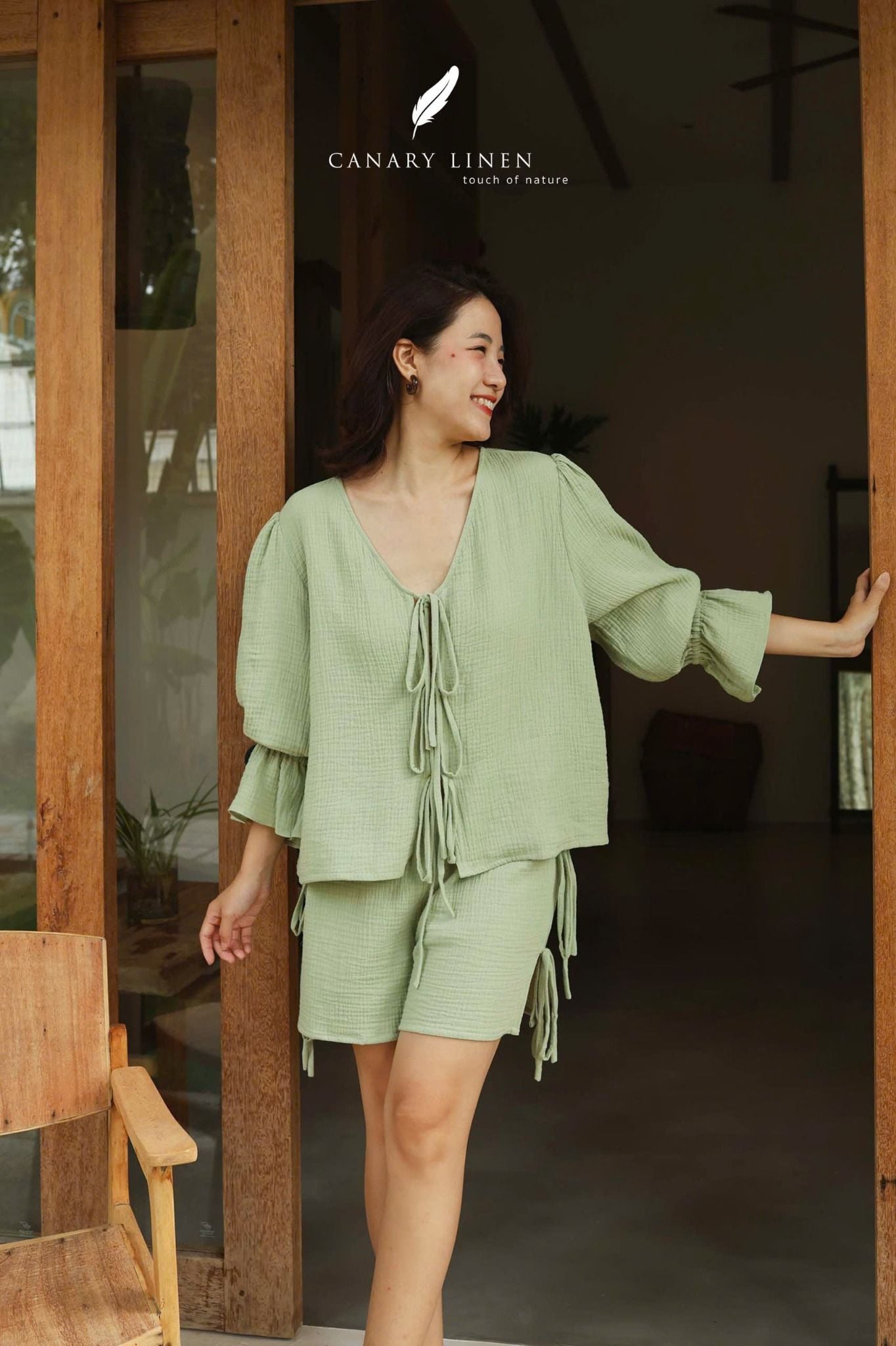  Bowie Set - Xanh đậu 
