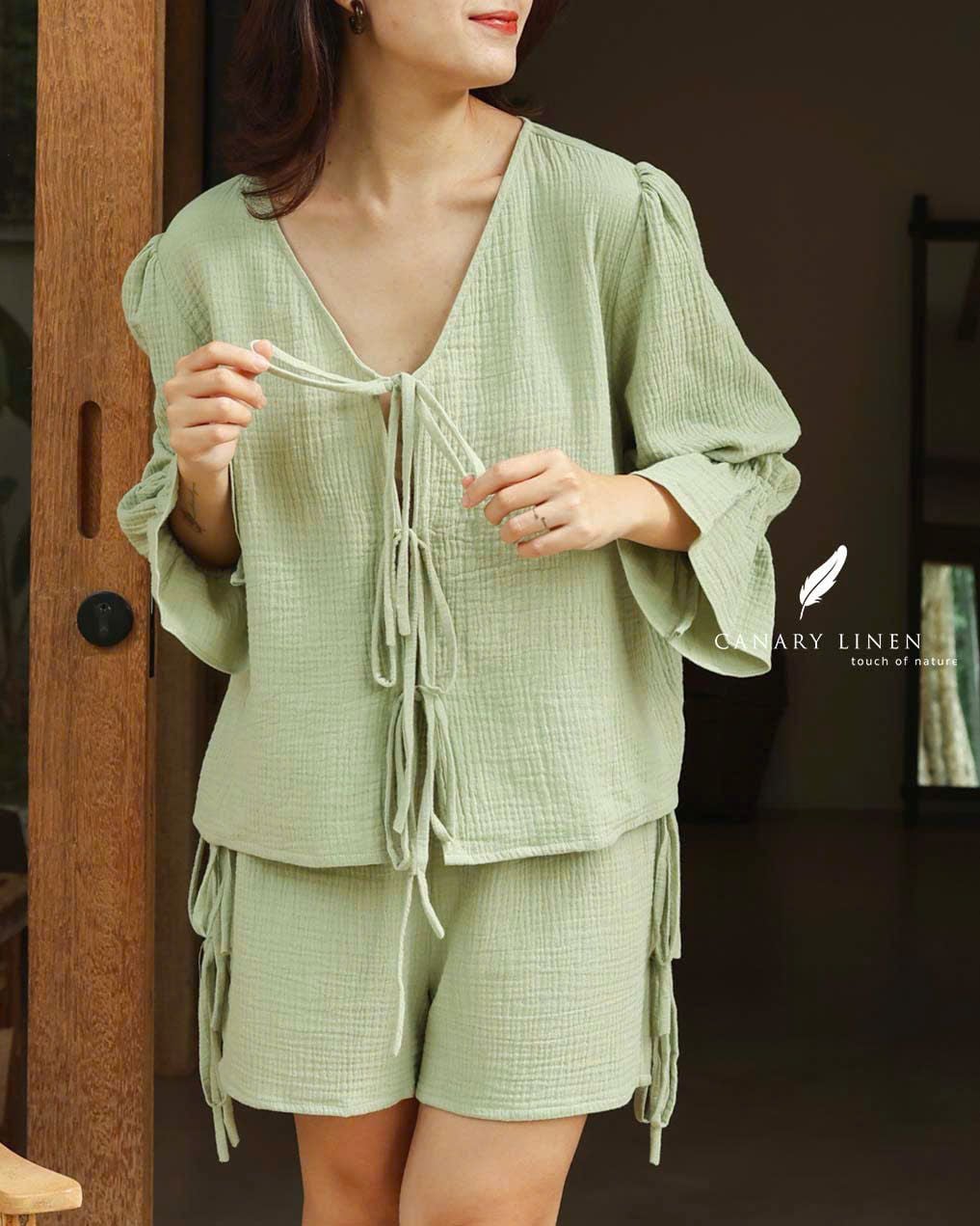  Bowie Set - Xanh đậu 