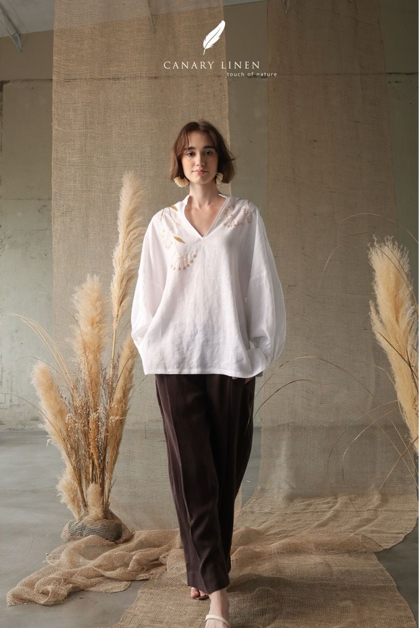  Pleat Pants - Nâu choco 