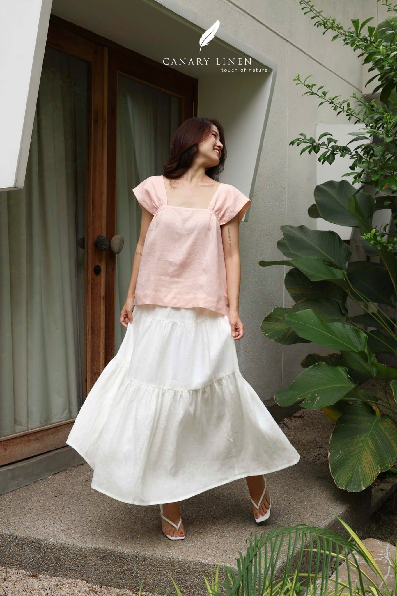  Uyển Top - Hồng Pastel 