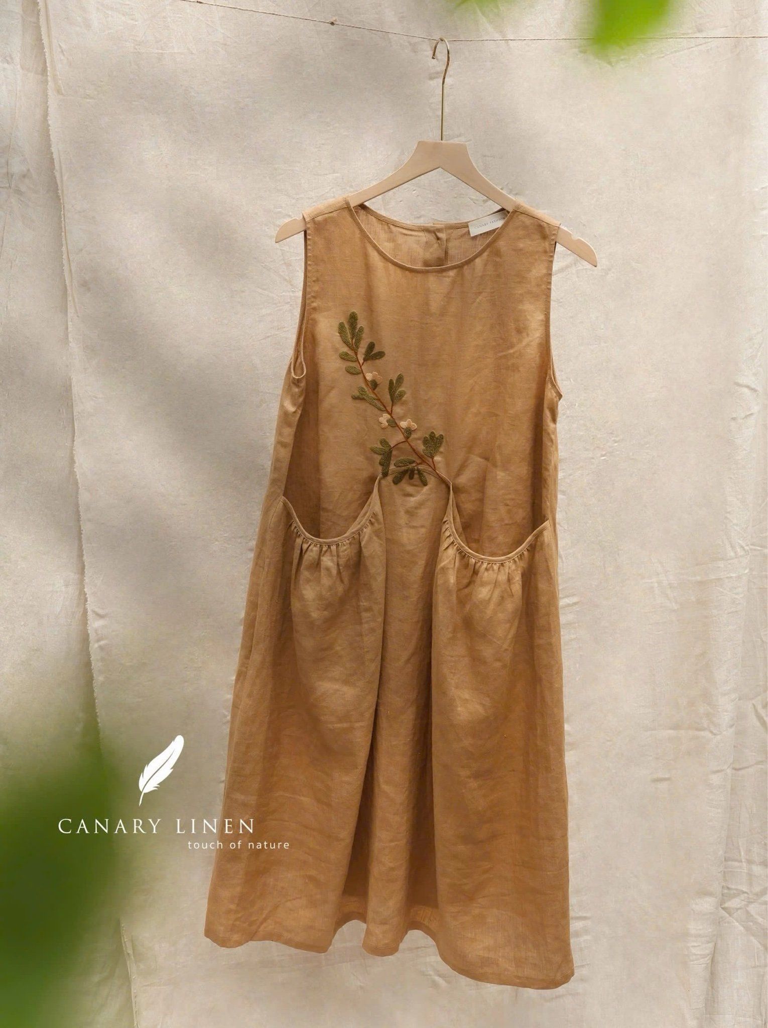  Ivy Dress - Nâu mocha 