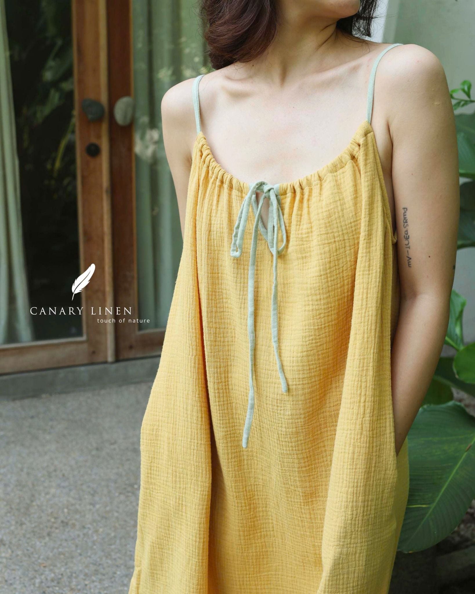  Flune Dress - Vàng 