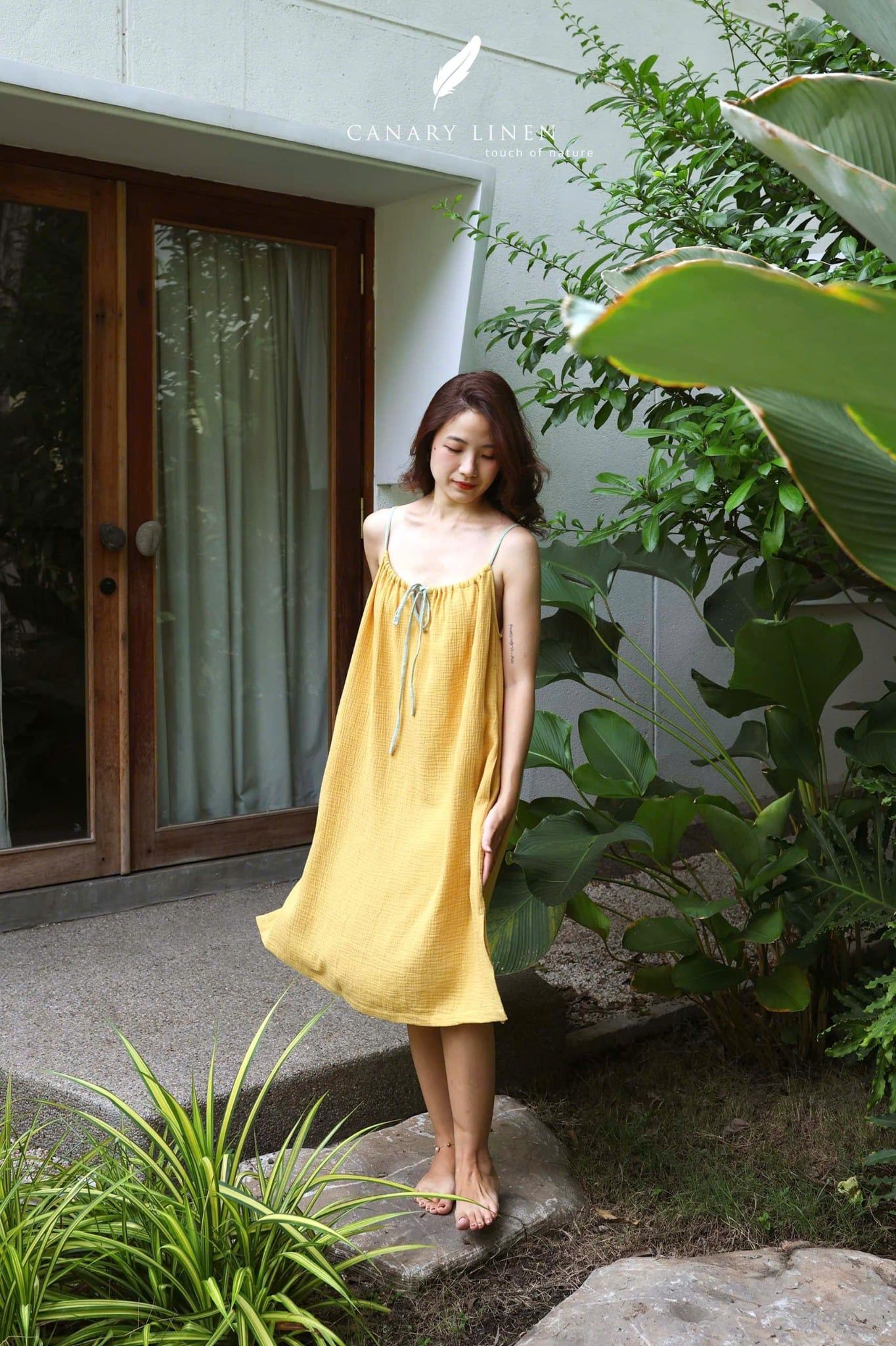  Flune Dress - Vàng 