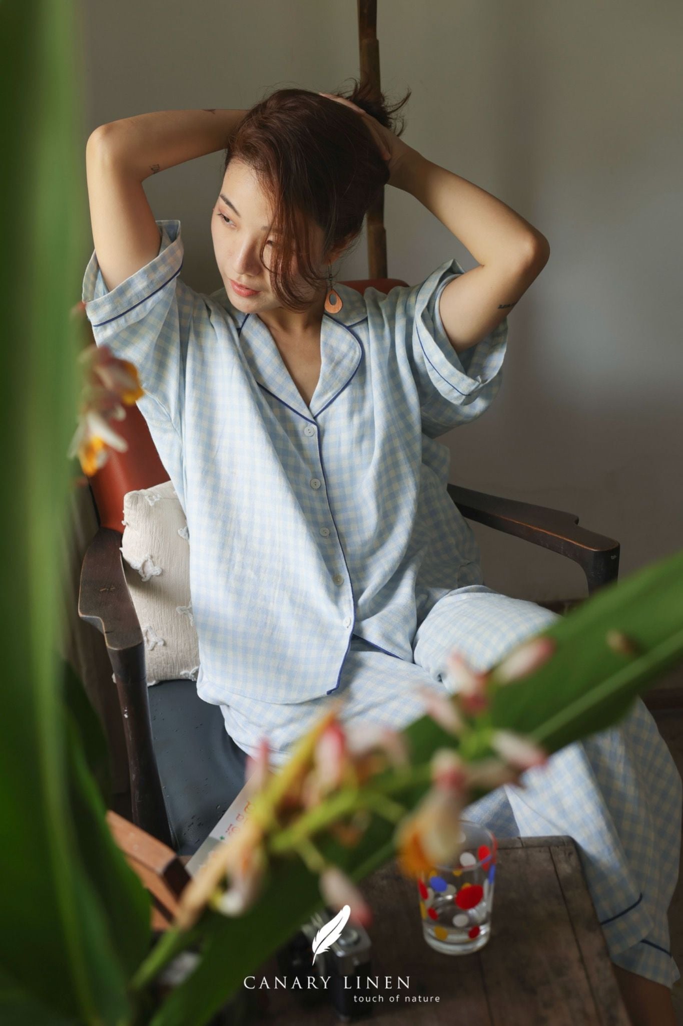  Calma Set - Caro xanh dương 