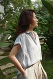  Gathie Shirt - Sọc xanh 
