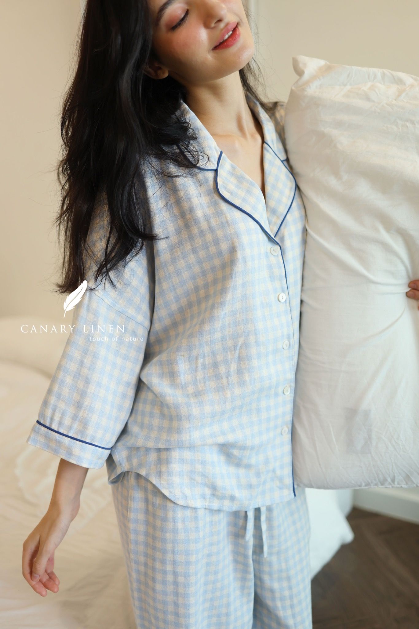  Calma Set - Caro xanh dương 