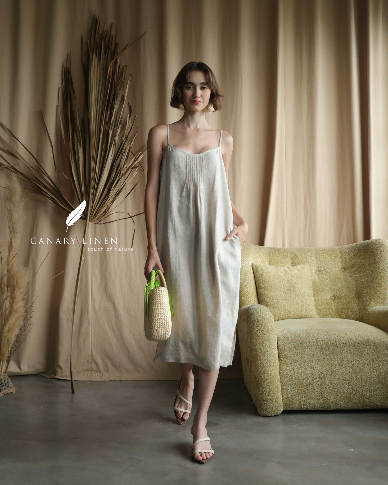  Cami Dress - Muối tiêu 