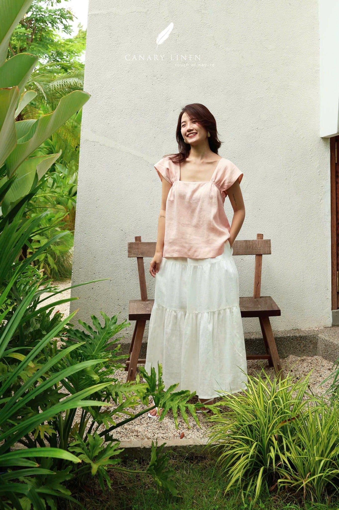  Uyển Top - Hồng Pastel 