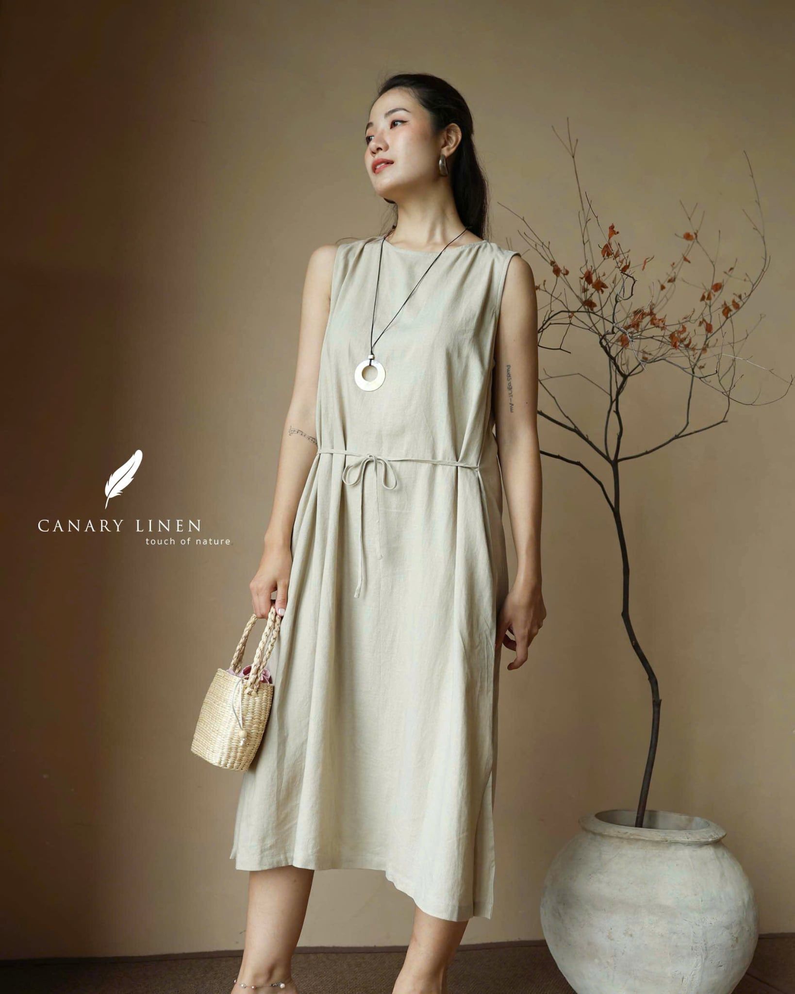 Rale Dress - Be nhạt 