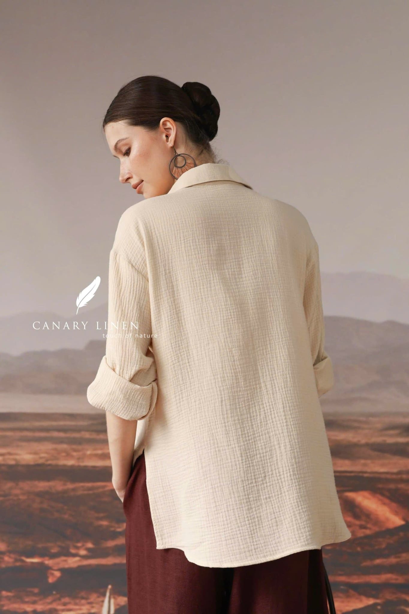  Avea Shirt - Muslin Kem 