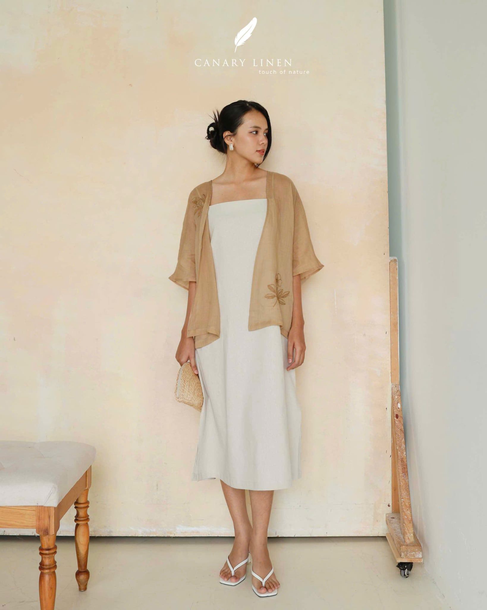  Elia Coat - Nâu be 