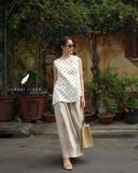  Muse Top - Trắng chấm bi 