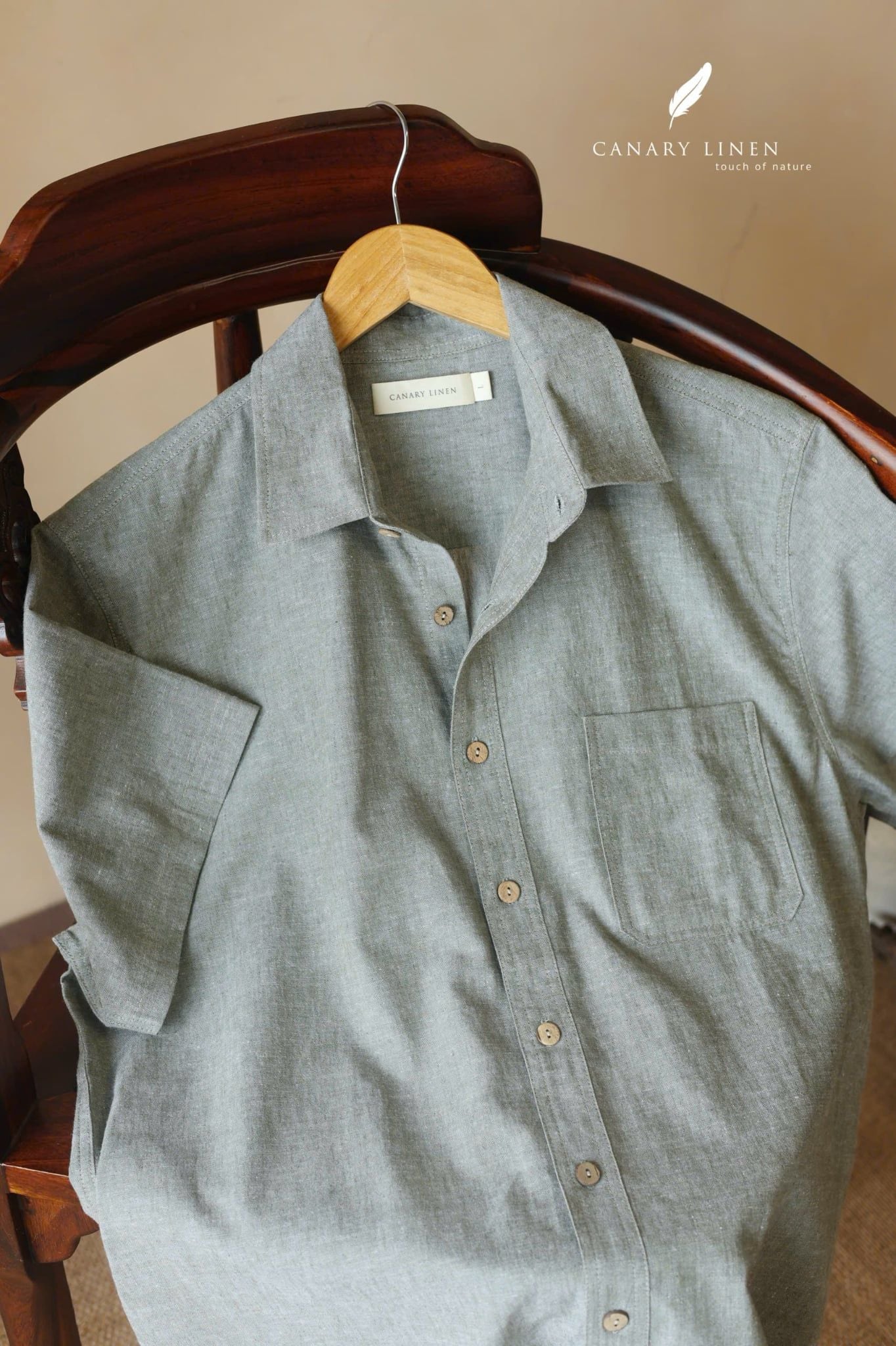  SharpLine Shirt - Xám 
