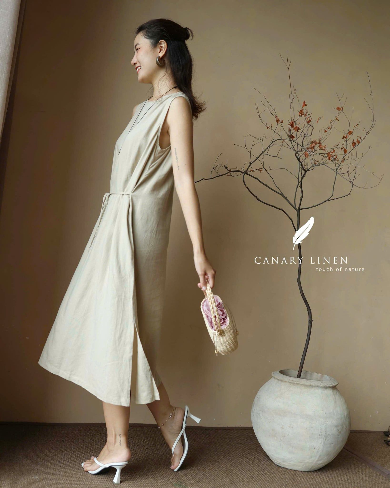  Rale Dress - Be nhạt 