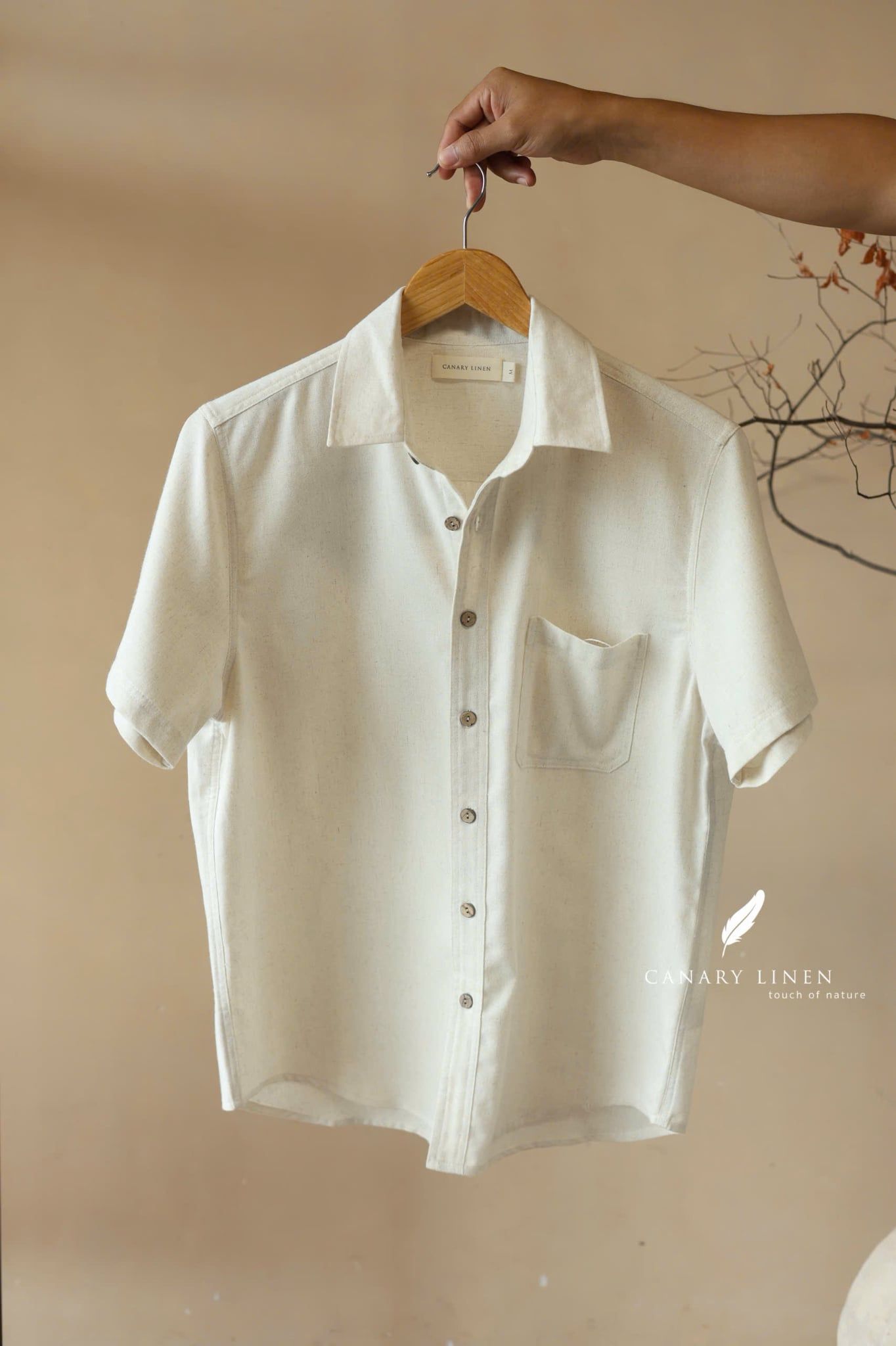  SharpLine Shirt - Muối tiêu 
