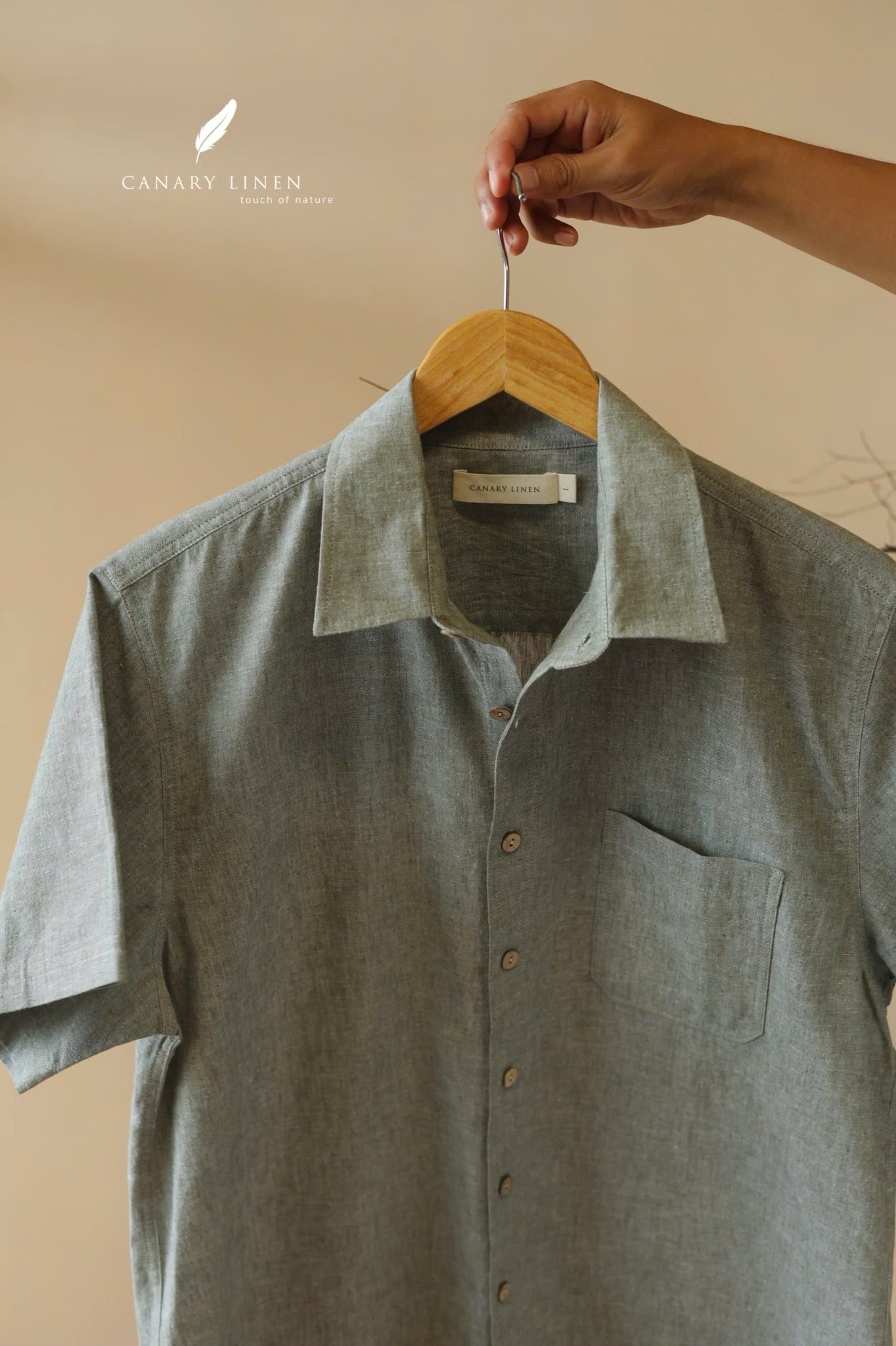  SharpLine Shirt - Xám 