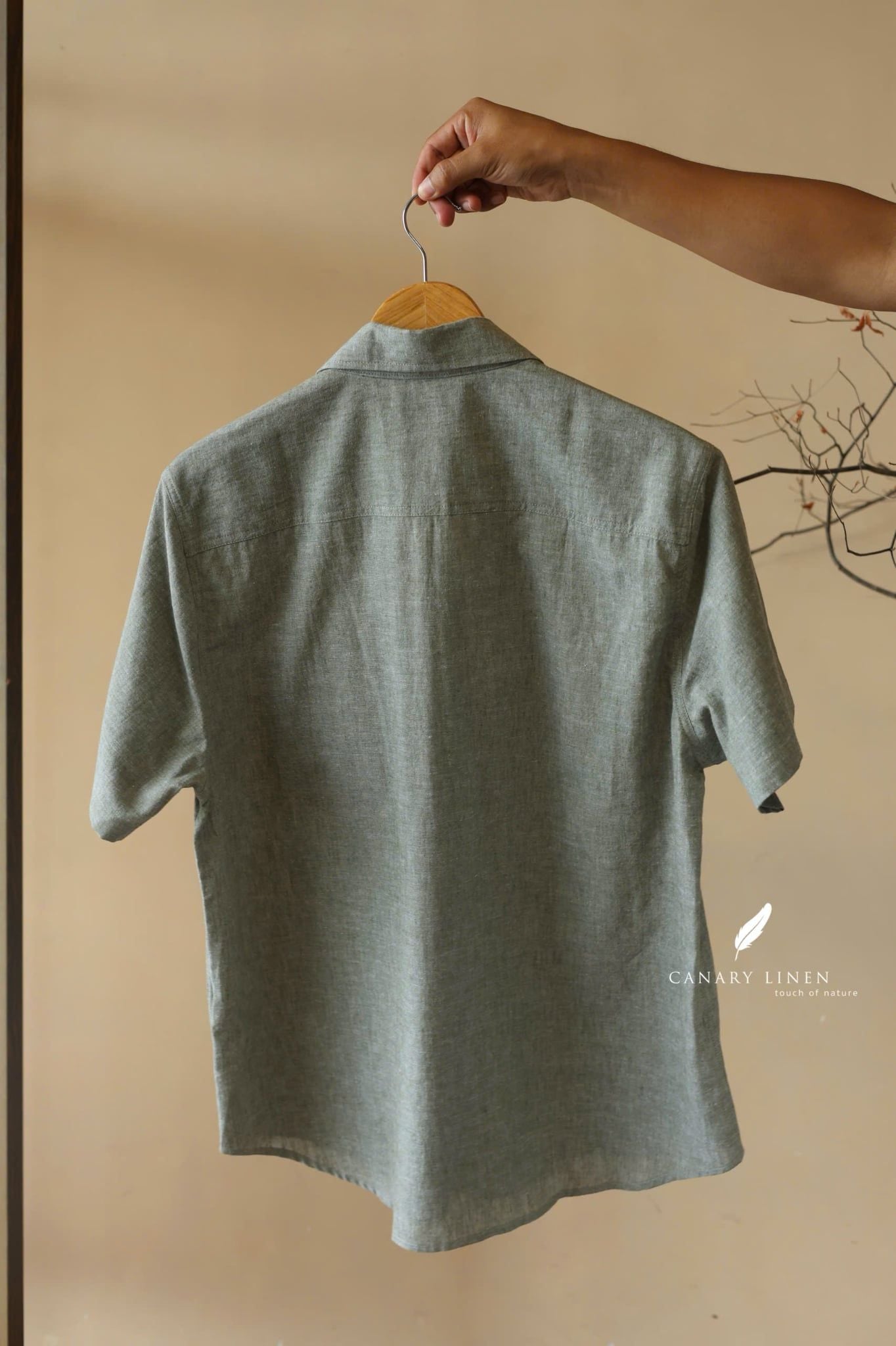  SharpLine Shirt - Xám 