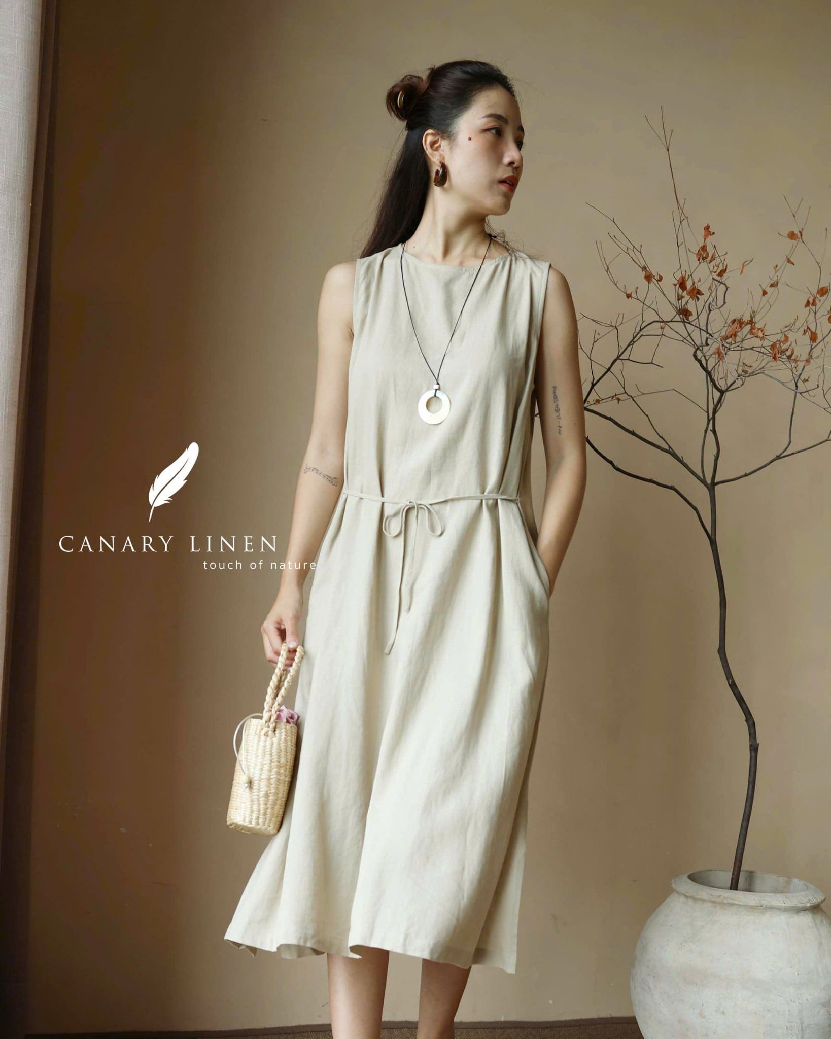  Rale Dress - Be nhạt 
