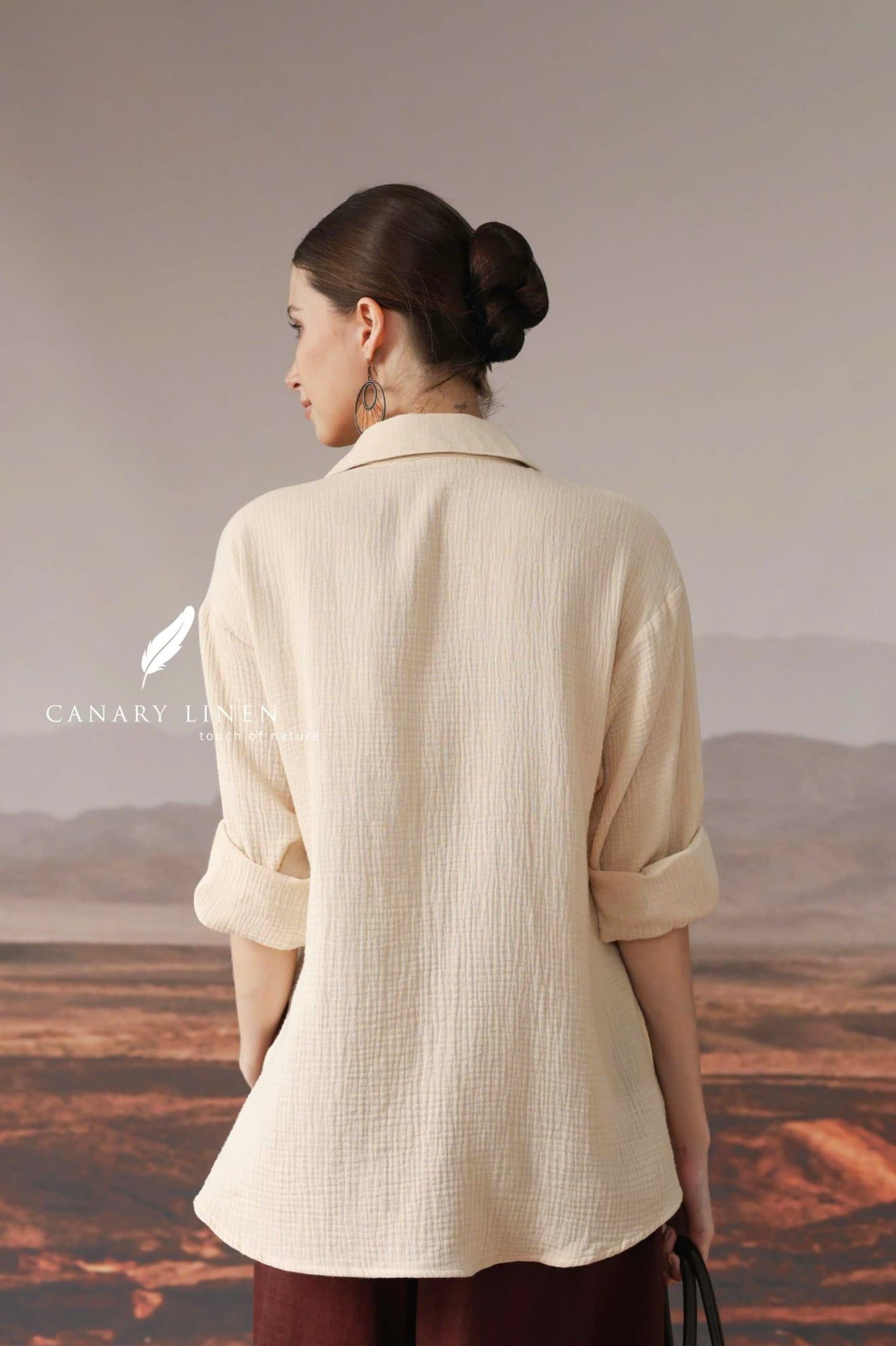 Avea Shirt - Muslin Kem 