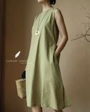 Rale Dress - Xanh Olive 