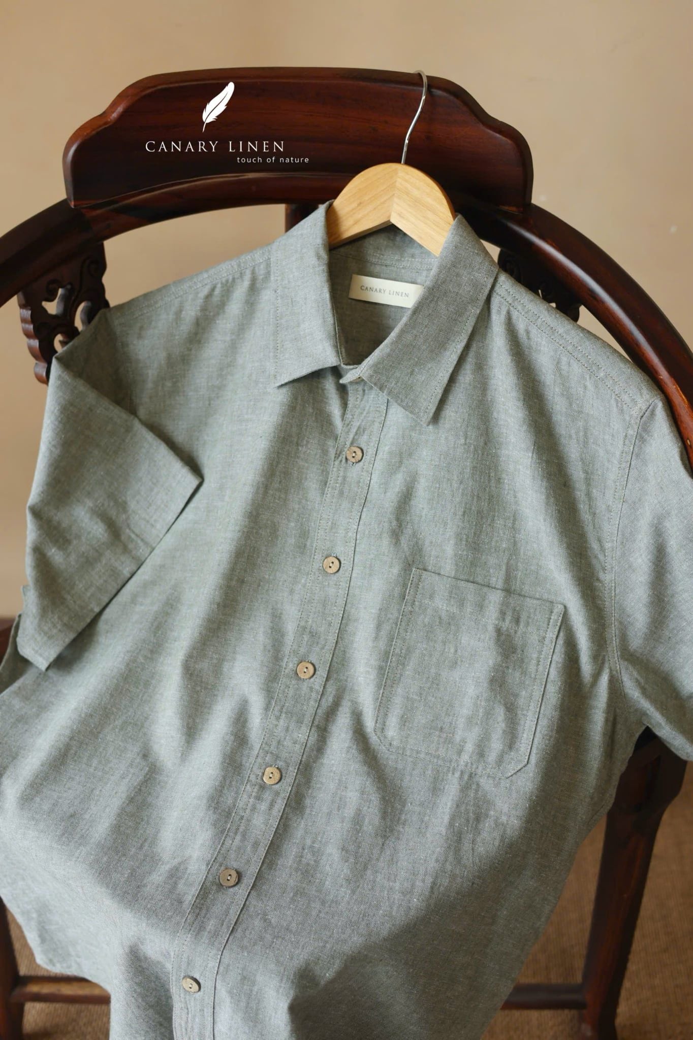  SharpLine Shirt - Xám 