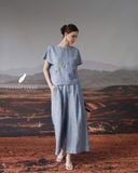  Wide Pants - Xanh nhạt 