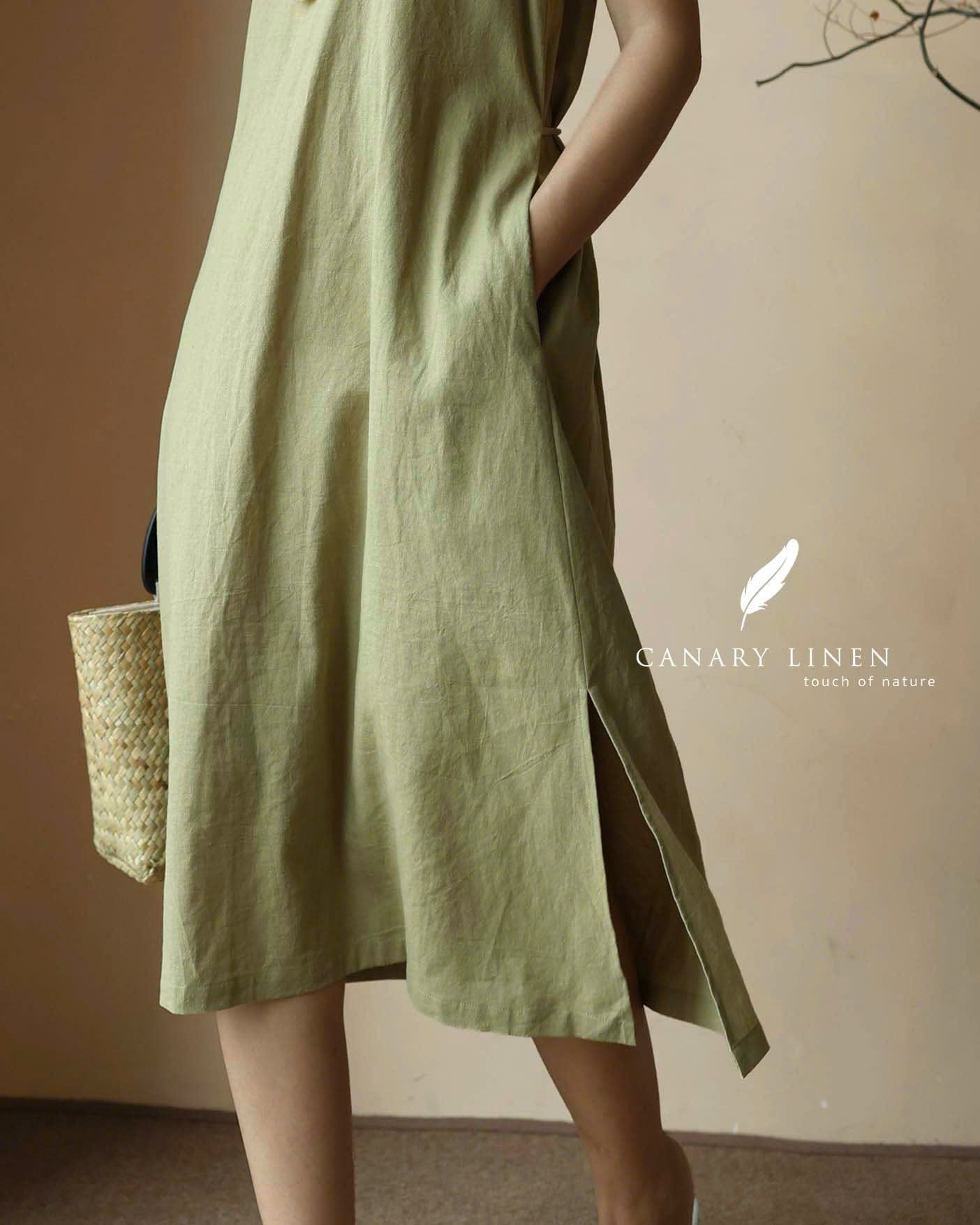  Rale Dress - Xanh Olive 