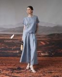  Wide Pants - Xanh nhạt 