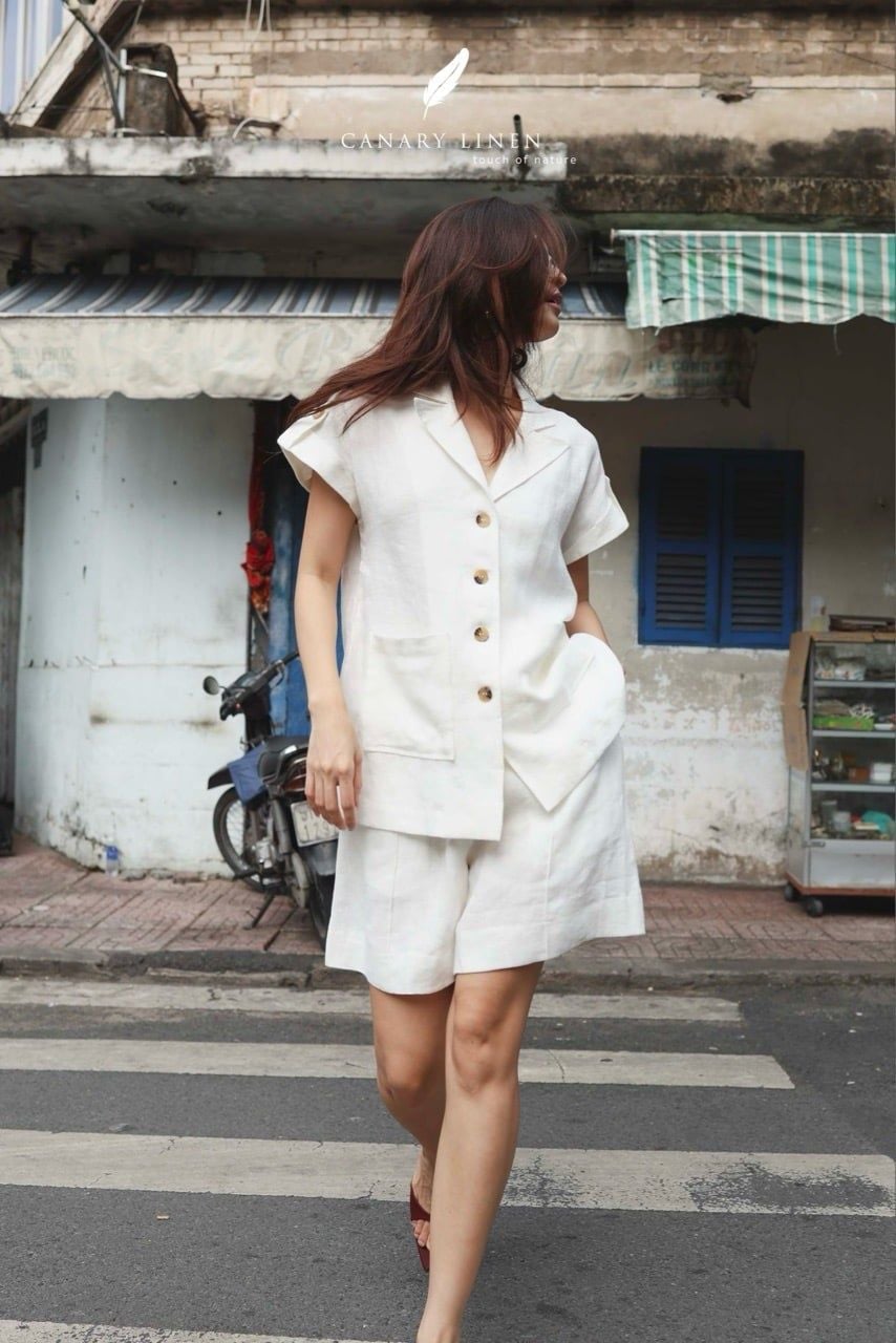  Eline Blazer - Trắng 