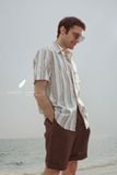  SharpLine Shirt - Sọc hồng xanh 