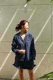  Ruffe Set - Xanh navy 