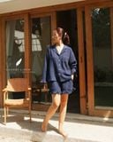  Ruffe Set - Xanh navy 