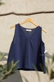  Áo Bình Vy - Xanh navy 
