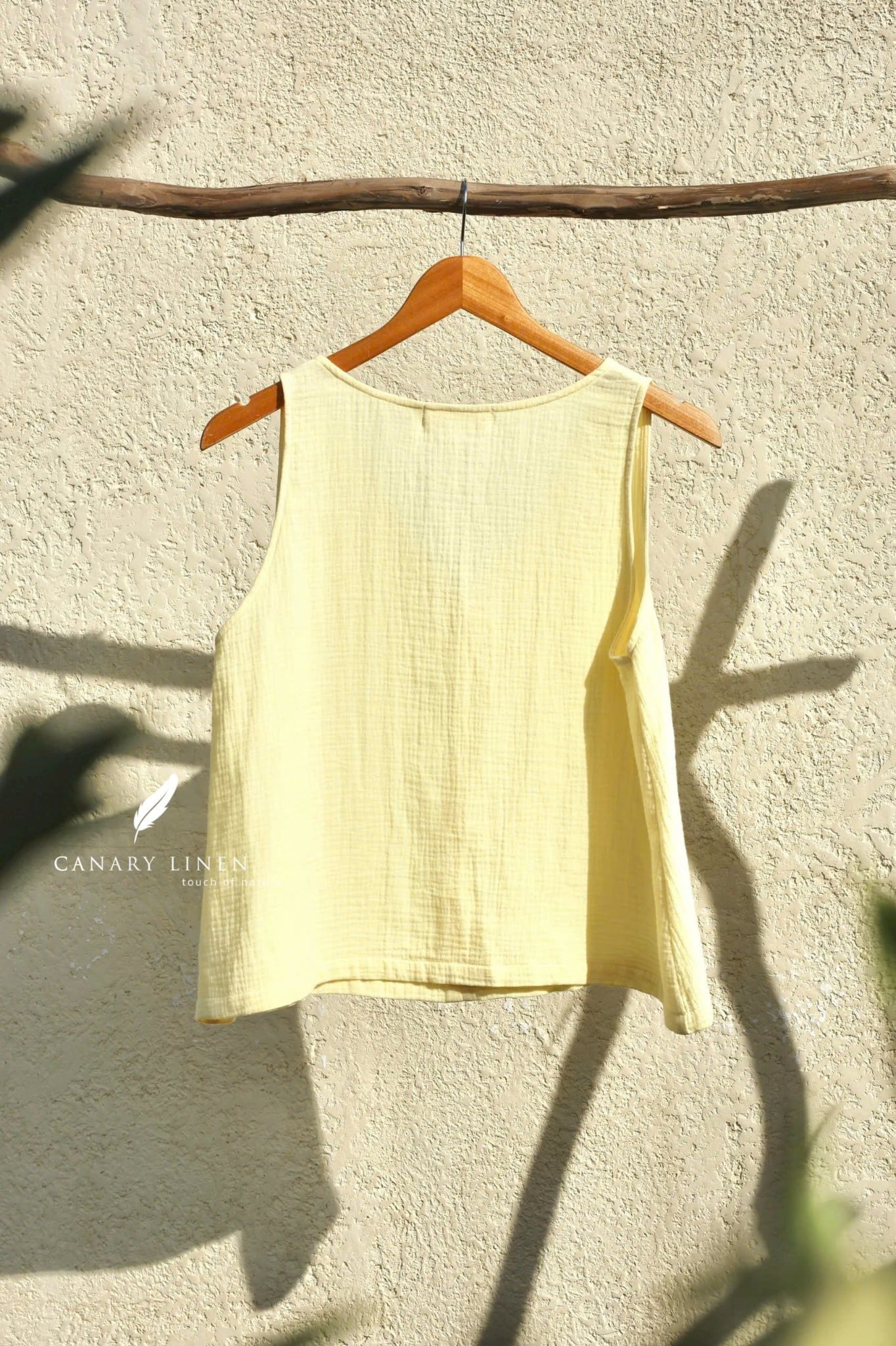  Áo Bình Vy - Vàng Pastel 