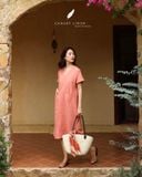  Vella Dress - Hồng cam 