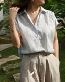  Gathie Shirt - Sọc xanh 