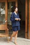 Ruffe Set - Xanh navy 