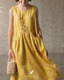  Ivy Dress - Vàng chanh 