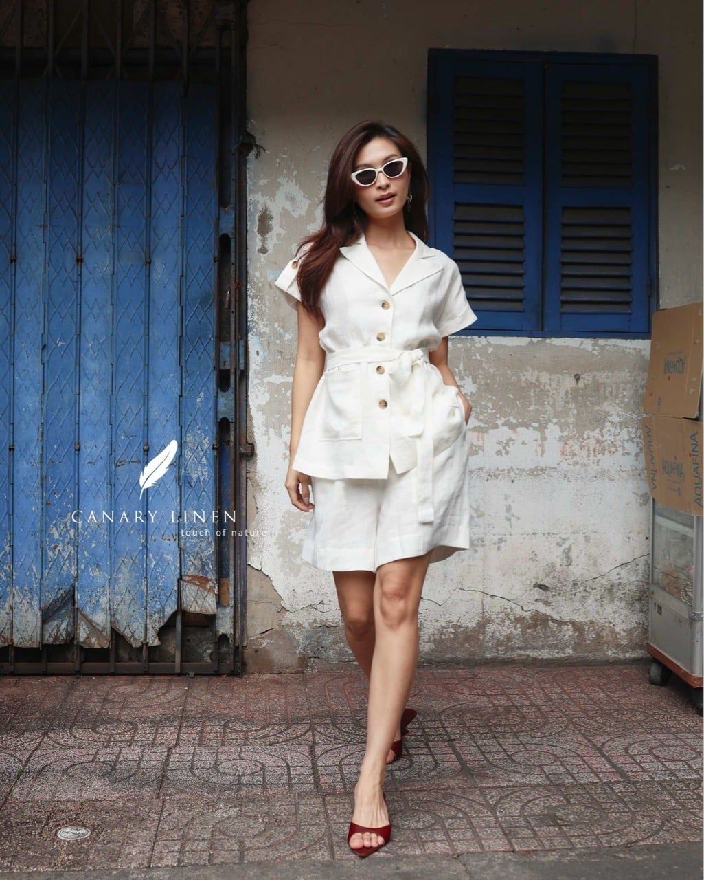  Eline Blazer - Trắng 