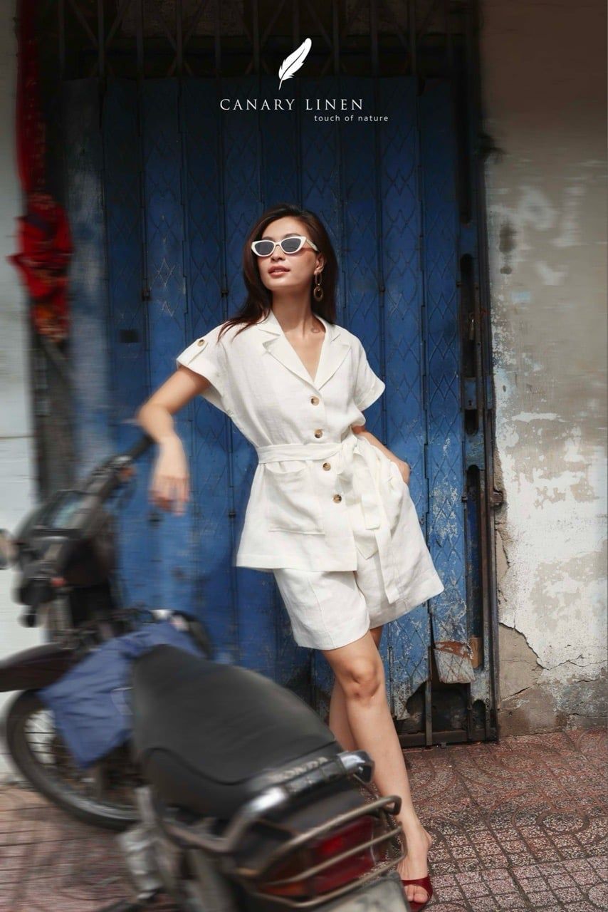  Eline Blazer - Trắng 