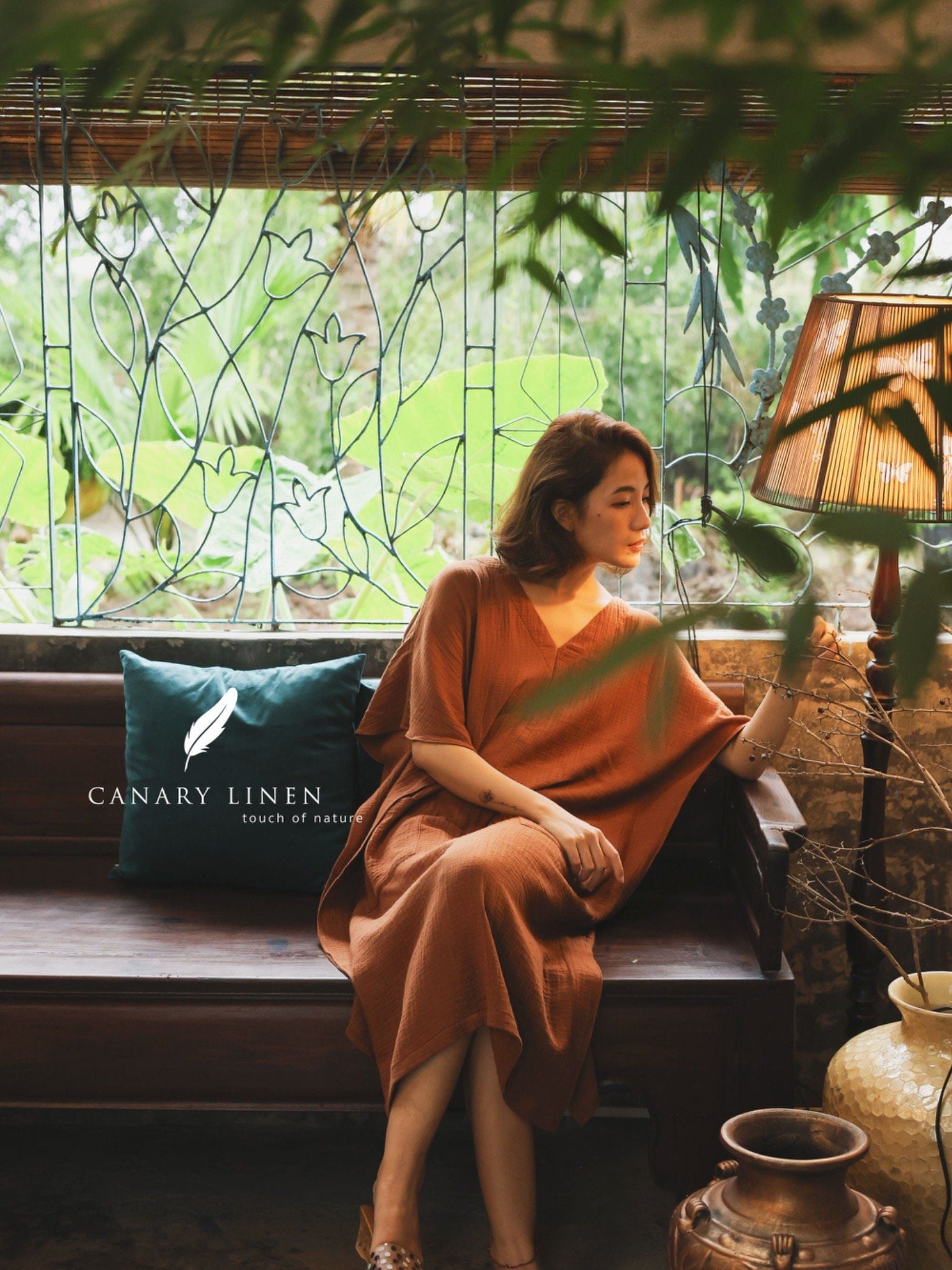  Celia Dress - Nâu cà phê 