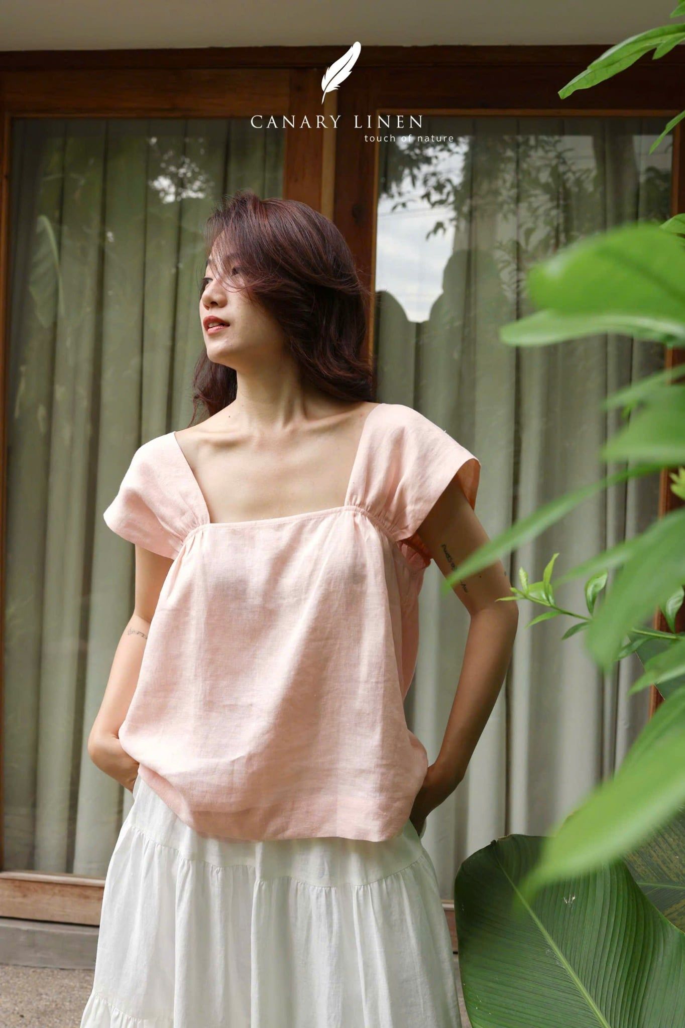  Uyển Top - Hồng Pastel 