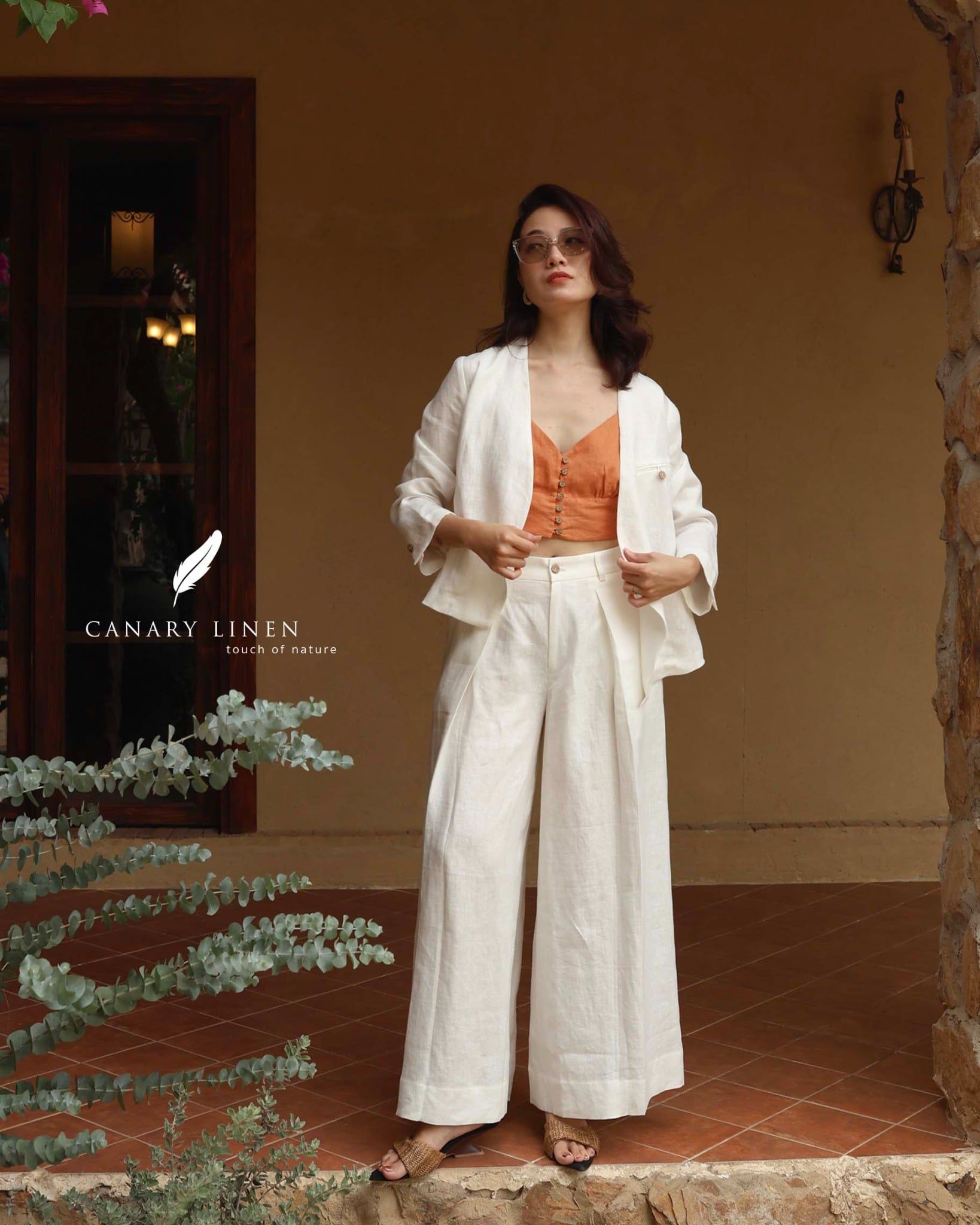  Kaia Blazer - Trắng 